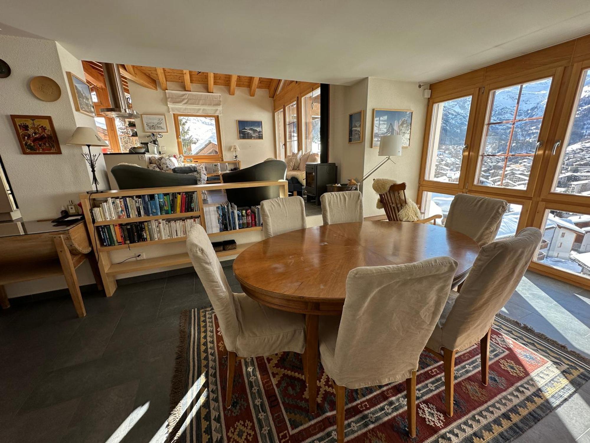 Modern Self-Catering Apartment With Matterhorn Views Zermatt Kültér fotó